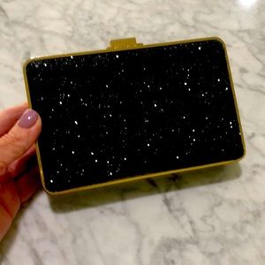 Henri Bendel black clutch/shoulder cocktail purse!